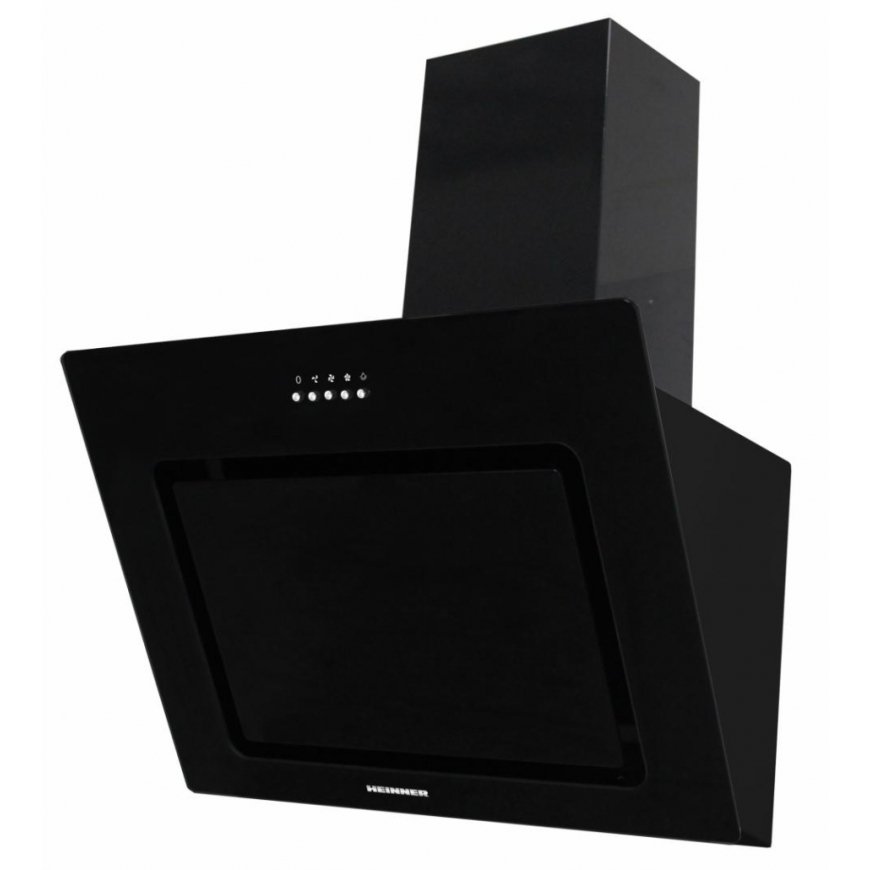 Heinner DCH-650RGBK cooker hood Wall-mounted Black 594.5 m³/h