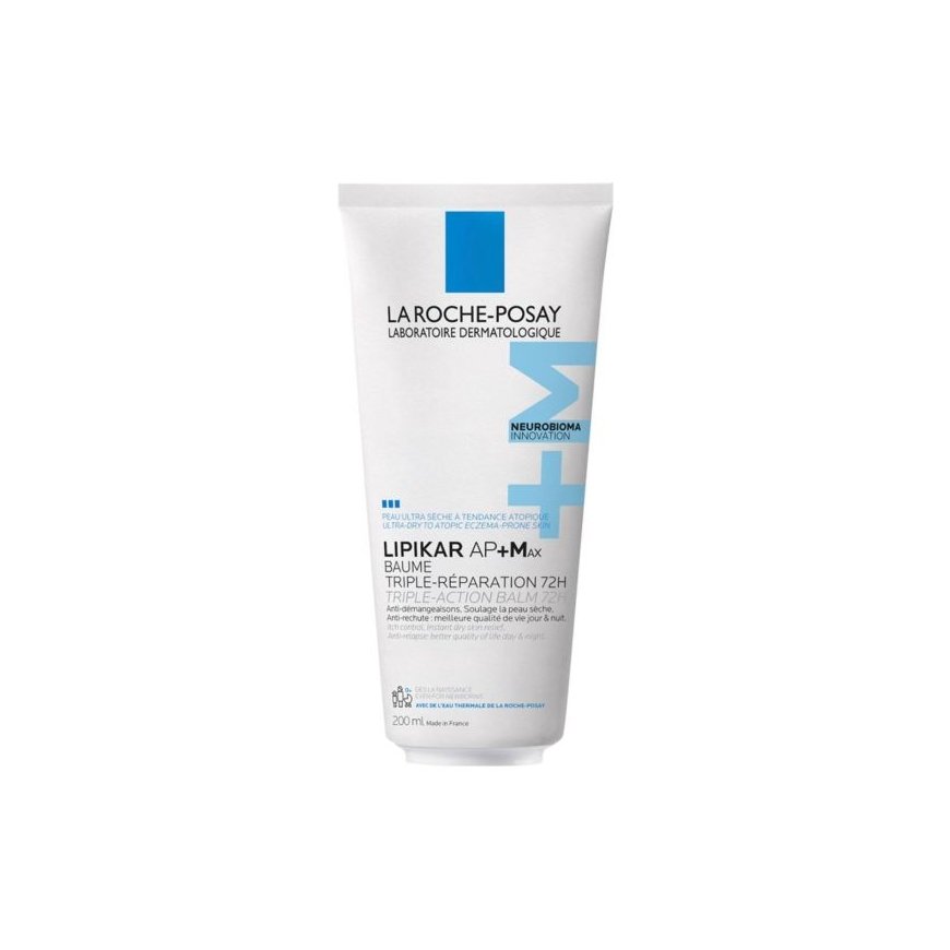 La Roche-Posay LIPIKAR AP+ MAX trijų veiksmų balzamas 72H 200 ml – 2