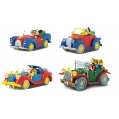 Disney Samochodziki Motorama „Auto Disney“ 1:43 skaalas - „Mickey“, „Scrooge“, „Donald“, „Goofy“ (1 tk)