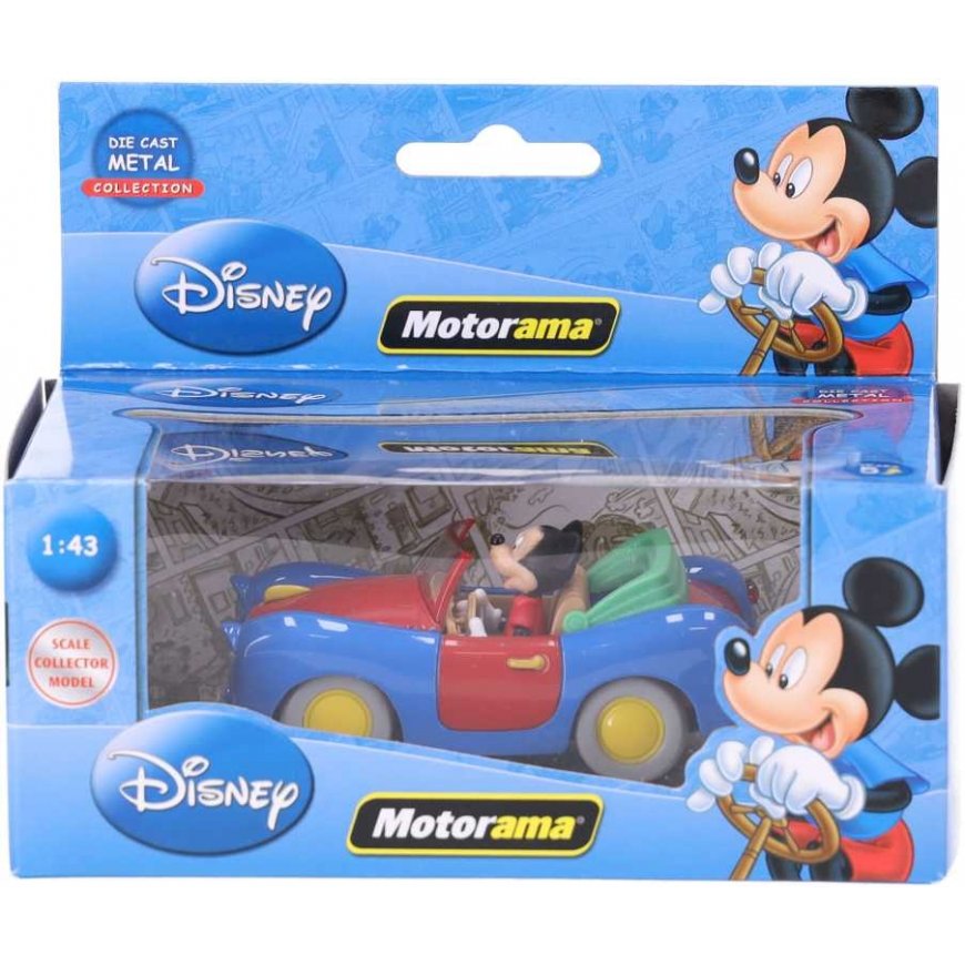 Disney Motorama Hot Wheels "Auto Disney" 1:43 - "Mickey", "Scrooge", "Donald", "Goofy" (1 kpl.) – 2