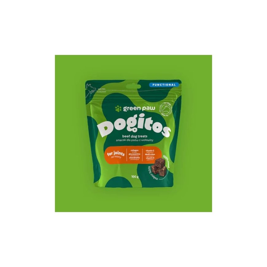 Green Paw Dogitos For Joints su gaļas šķirni - 100g suņiem.