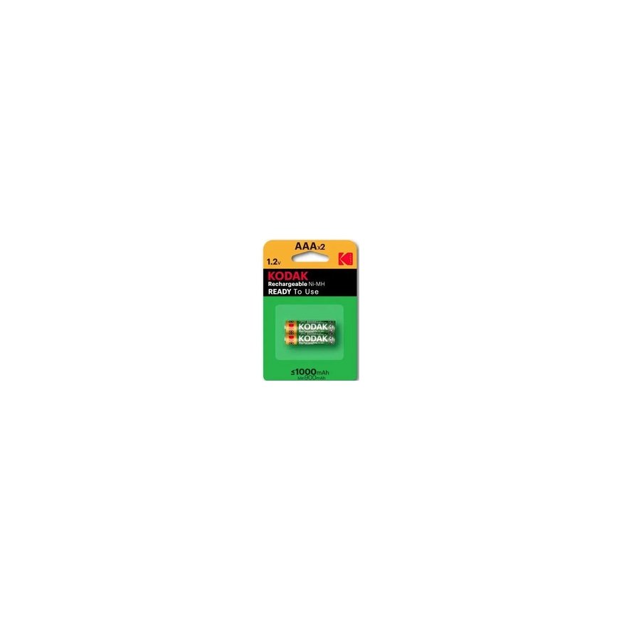 Kodak rechargeable Ni-MH R3 1000 mAh (2 pack)