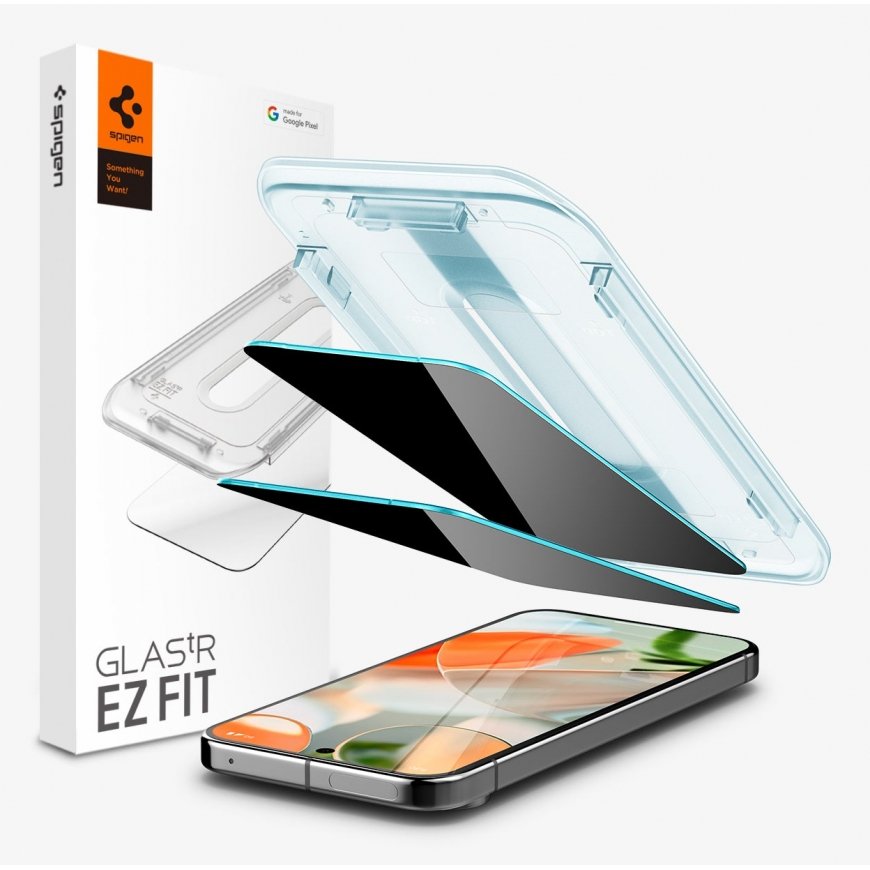 Spigen GLAS.tR EZ Fit Privatumo ekrano aspauga Google 2 vnt
