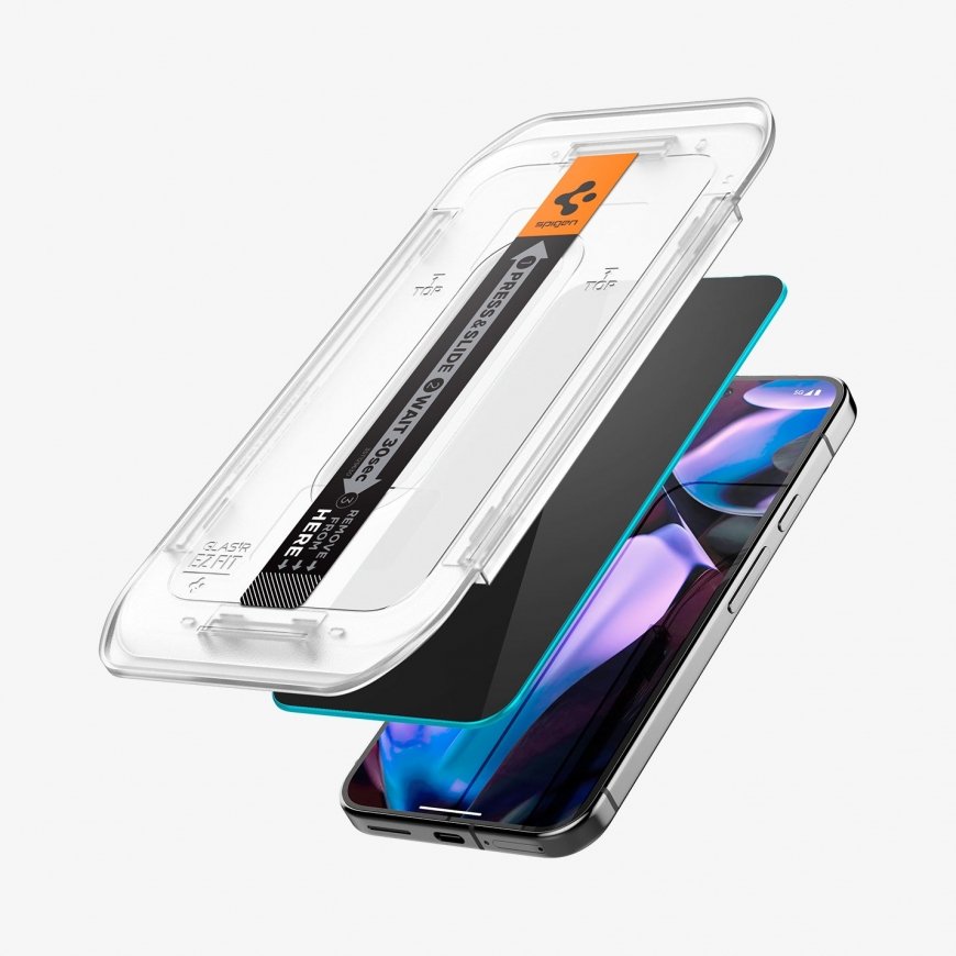 Spigen GLAS.tR EZ Fit Privatumo ekrano aspauga Google 2 vnt – 3