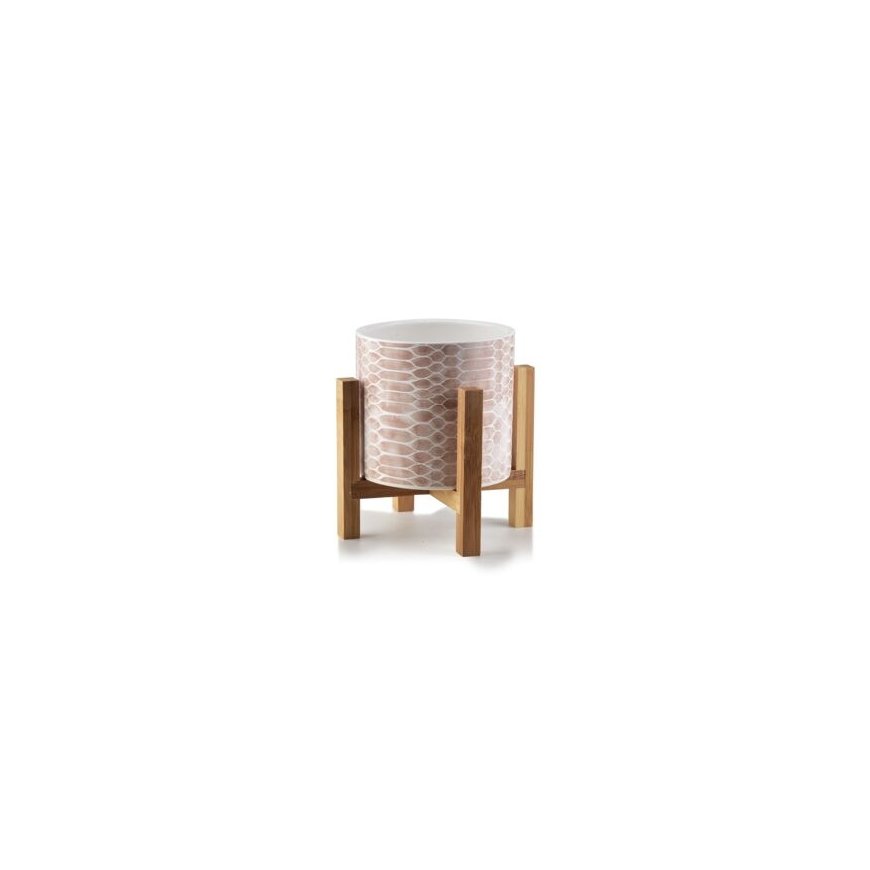 Коллекция домашнего стиля YARINE Синий подсвечник 10,5x8,5x16,5 см