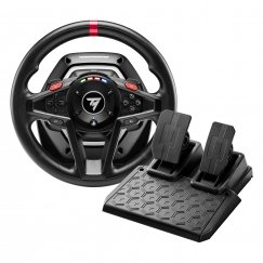 Thrustmaster T128 Juoda USB Vairas + pedalai Analogas PC, PlayStation 4, PlayStation 5
