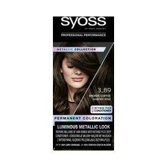 „Syoss“ nuolatinės spalvos švytinti metalinė išvaizda 3–89 kavos ruda