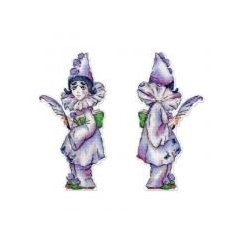 Beldizart Cross Stitch Embroidery Kit "Pierrot" 17x8 cm SR-1188