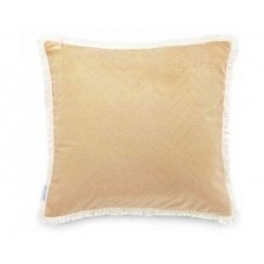 Декоративная подушка AmeliaHome CLEAR, 45x45 см, цвет: коричневый, белый