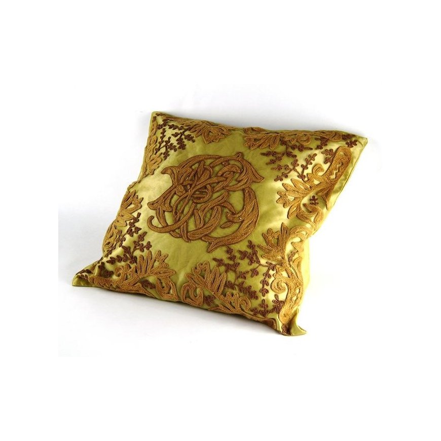 Decorative pillow AmeliaHome CLEAR, 45x45 cm, color: brown, white – 2