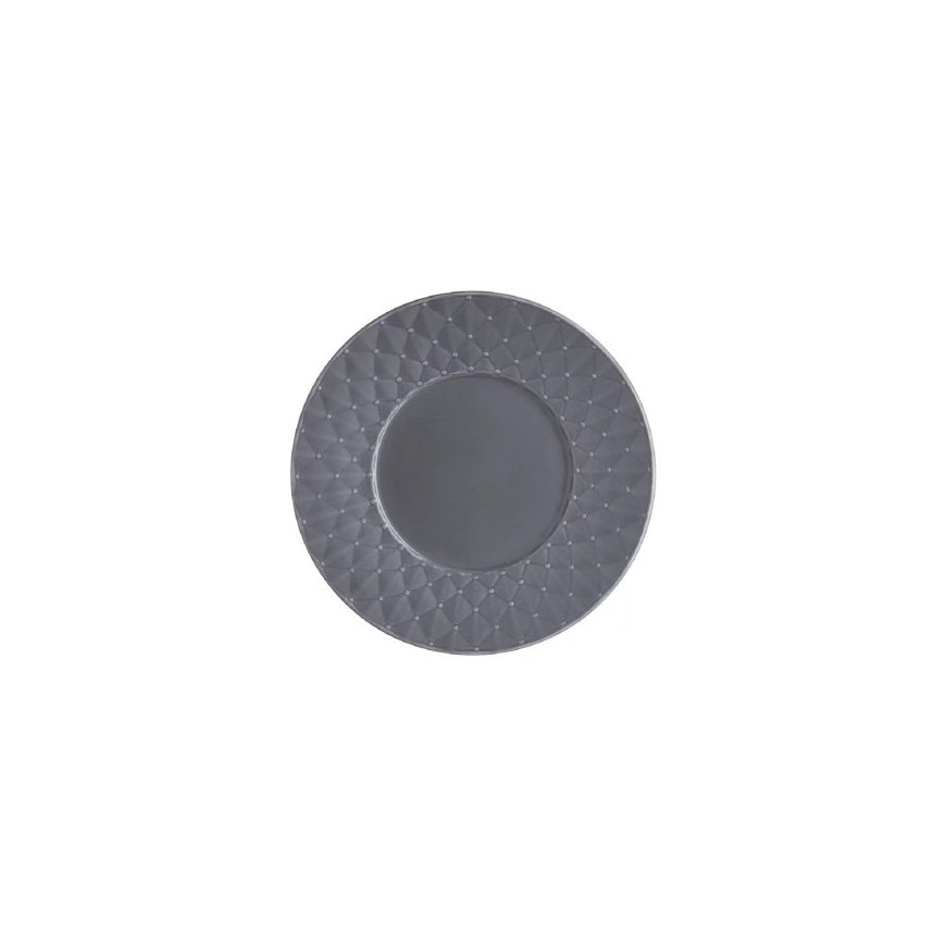 Glamour 20.5 cm Gray Dinner Plate AMBITION