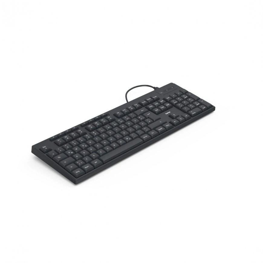 Hama CK-200 keyboard Home/Office USB QWERTZ German Black – 4