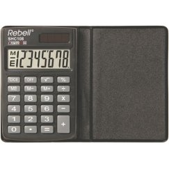 Rebell Kalkulaator RE-SHC108 BX, RE-SHC100N BX, must, taskukohane, 8 kohta