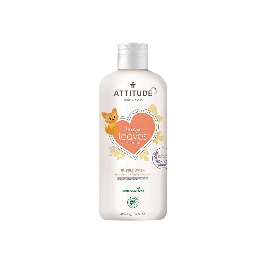 Attitude Good Night Bubble Wash Baby Bath Foam
