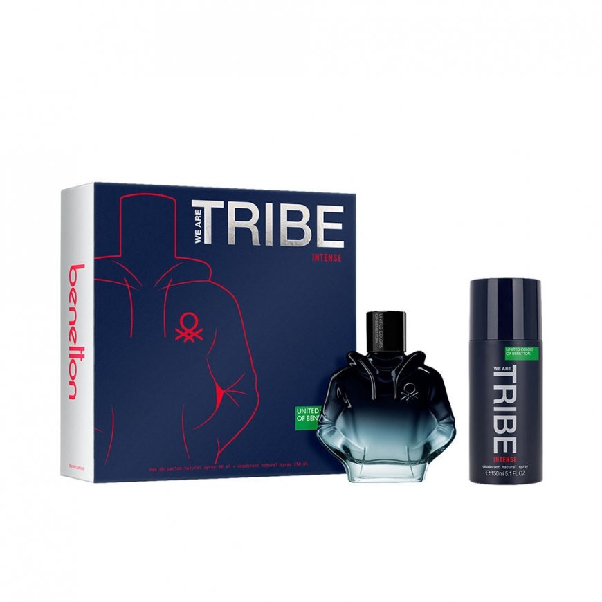 Benetton WE ARE TRIBE INTENSE MEN CASE 2 pcs