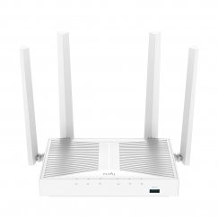 Cudy WR1300S bezvadu rūteris Tīkls Gigabit Ethernet Divkāršā frekvenču josla (2.4 GHz / 5 GHz) Balts