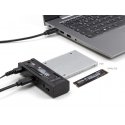 DeLOCK 64252 HDD/SSD dokstacija USB 3.2 Gen 2 (3.1 Gen 2) Type-C Melns DeLOCK 64252 HDD/SSD dokstacija USB 3.2 Gen 2 (3.1 Gen 2) Type-C Melns