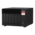 QNAP TS-673A NAS Tower Ryzen Embedded V1500B 8 GB DDR4 0 TB QNAP Turbo System Черный