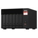 QNAP TS-673A NAS Tower Ryzen Embedded V1500B 8 GB DDR4 0 TB QNAP Turbo System Black