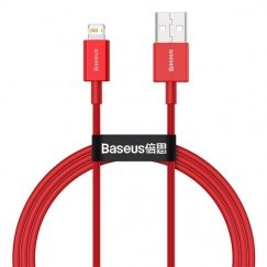 Baseus Kabel USB-C do Lightning Superior Series, 20W, PD, 2m (czarny) USB кабель USB A USB C/Lightning Красный