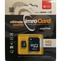 IMRO 10/8G ADP mälukaart 8 GB MicroSDHC Klass 10 IMRO 10/8G ADP mälukaart 8 GB MicroSDHC Klass 10