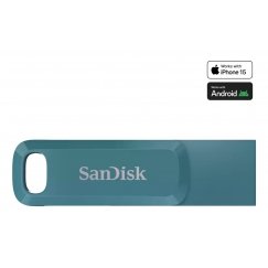 SanDisk Ultra Dual Drive Go USB-muisti 512 GB USB Type-C 3.2 Gen 1 (3.1 Gen 1) Turkoosi