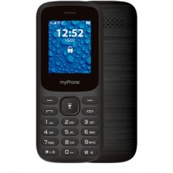 myPhone MP2220 mobiiltelefon 4,5 cm (1.77") 67,5 g Must Kaameratelefon