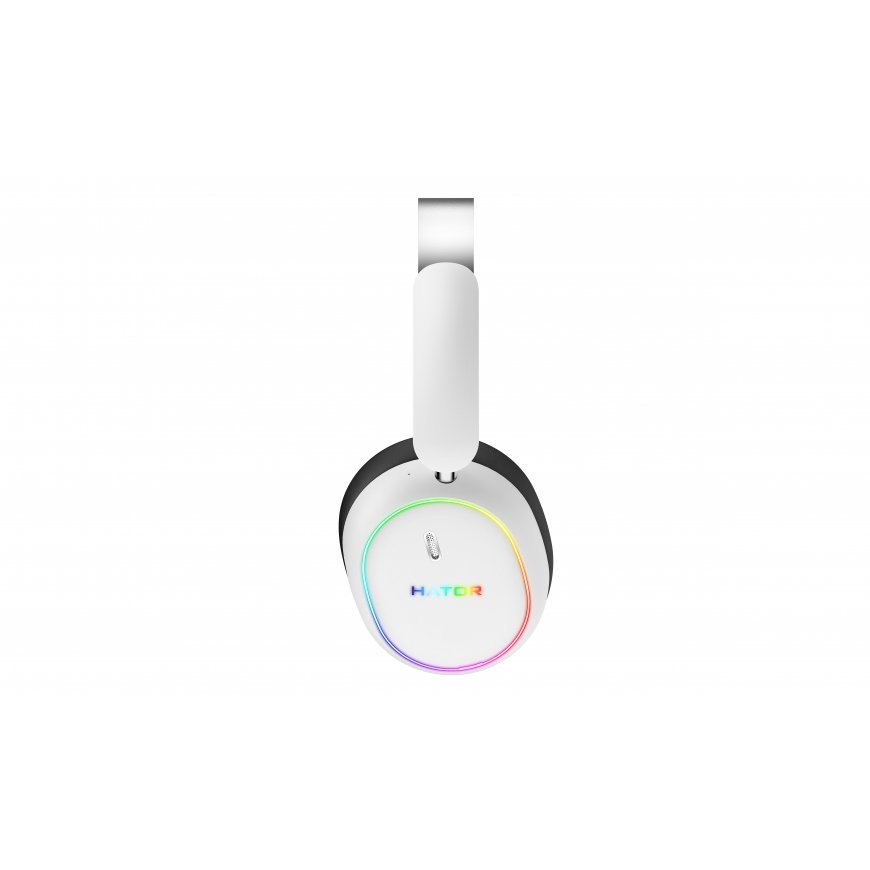 HATOR Phoenix 2 Wireless Austiņas Vadu & Bezvadu Speļu USB Type-C / USB Type-A Bluetooth Balts