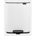 Brabantia Bo Pedal Bin 12 L Suorakulmainen Terästä Valkoinen Brabantia Bo Pedal Bin 12 L Suorakulmainen Terästä Valkoinen
