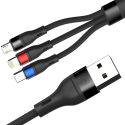 3mk Hyper Cable N-SERIES 3 in 1 USB-A | Lightning | Micro 1.2m 9 3mk Hyper Cable N-SERIES 3 in 1 USB-A | Lightning | Micro 1.2m 9