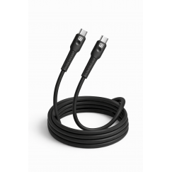 Quik Accessories QK-1011 Soft Silicone 60W Charging & Data Cable USB-C to USB-C 1m