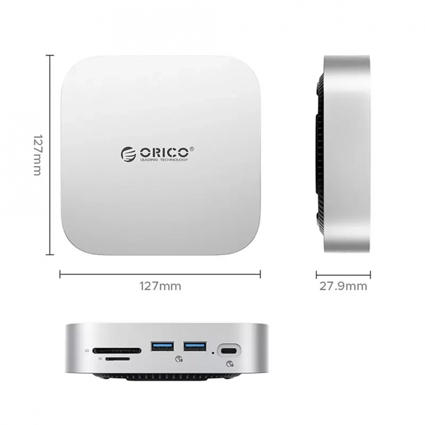 Orico MiniLink 9-in-1 Docking Station - Silver – 2