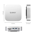 Orico MiniLink 9-in-1 Docking Station - Silver Orico MiniLink 9-in-1 Docking Station - Silver