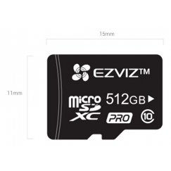 EZVIZ CS-CMT-CARDT512G zibatmiņa 512 GB MicroSDXC NAND Klases 10