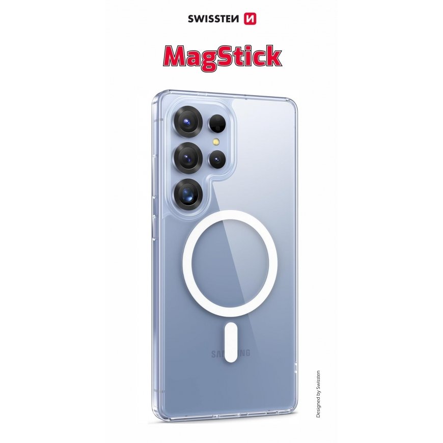 Swissten Clear Jelly MagStick Aizsargapvalks priekš