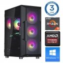 INTOP Ryzen 5 3600 16GB 1TB SSD M.2 NVME + 2TB RX6600 8GB WIN11