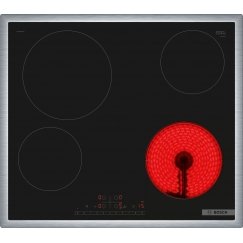 Bosch Serie 6 PKE645FP2E pliidiraud Must Sisseehitatud 60 cm Keraamiline 4 tsoon(id)