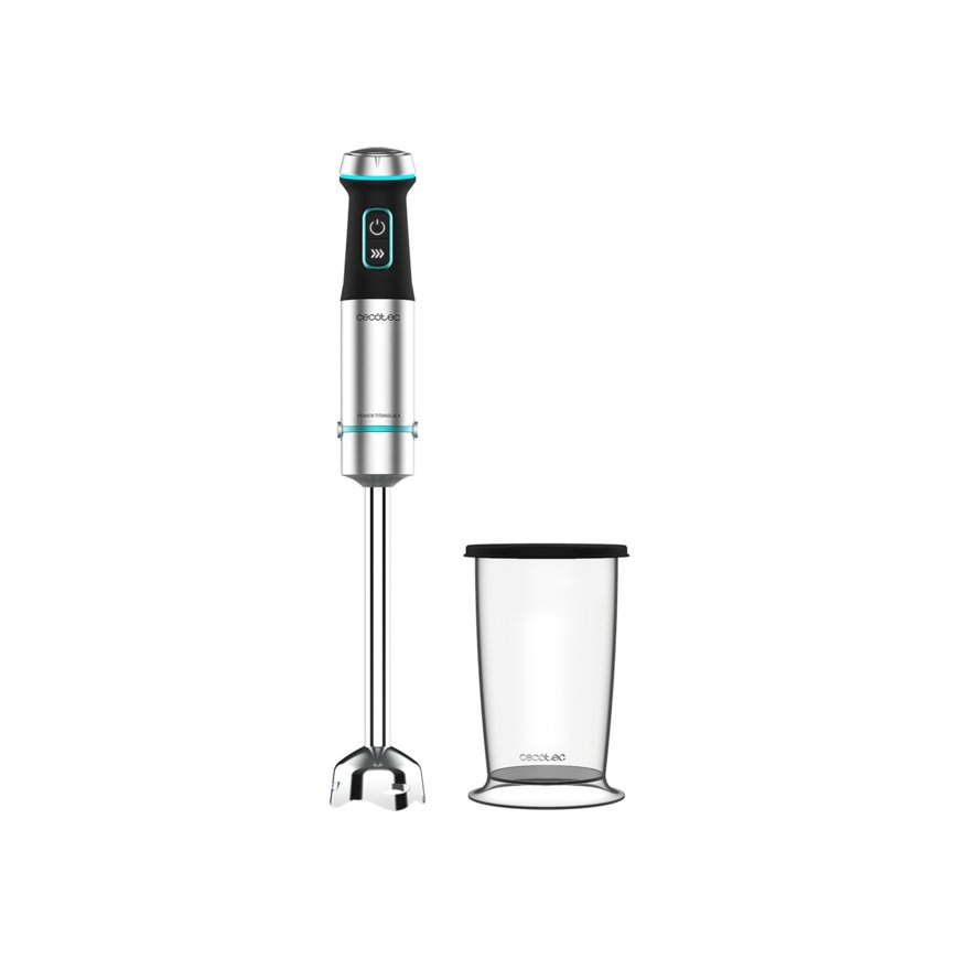 Cecotec Power TitanBlack 1200 XL 0,8 L Panardinamas maišytuvas 1200 W Juoda, Sidabras