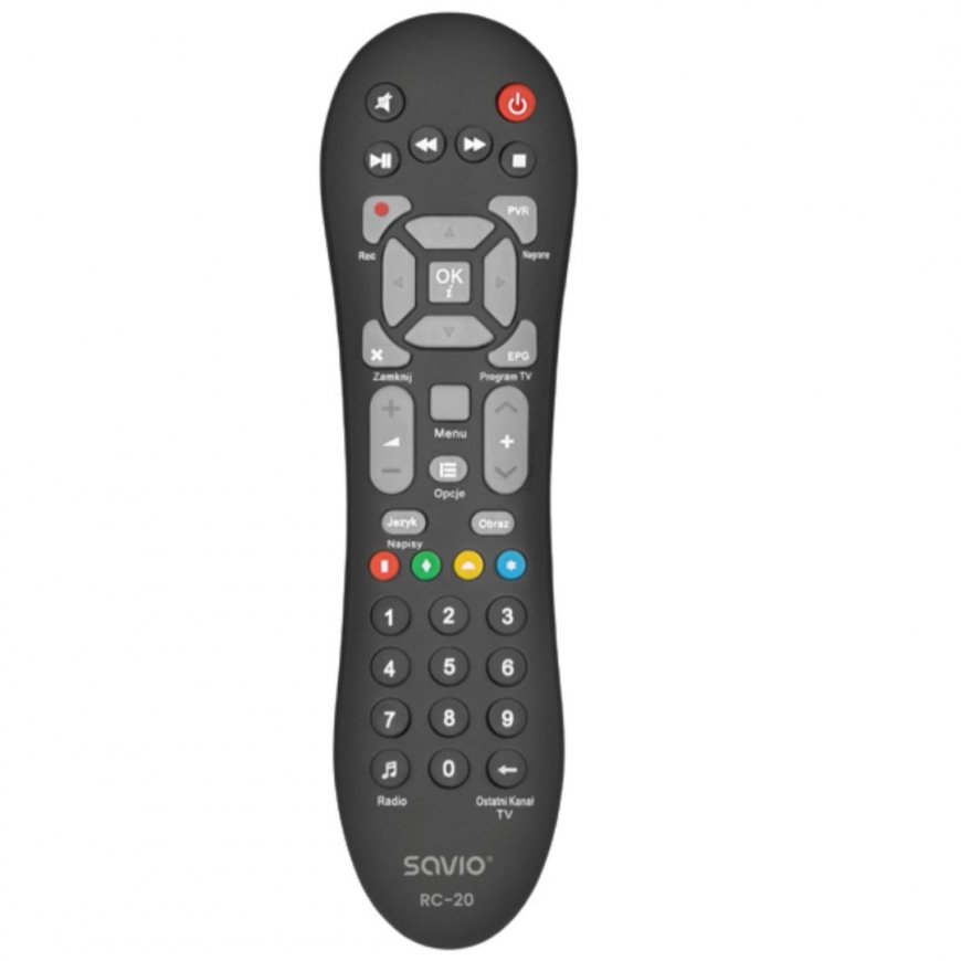 Savio RC-20 tālvadības pults IR Bezvadu