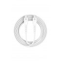 Quik Accessories QK-1012 Soft Silicone 60W Uzlādes un datu Kabelis USB-C uz USB-C 1m