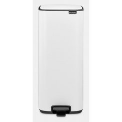 Brabantia Bo Pedal Bin 30 L Rectangular Steel White