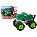 LEAN Toys dinosaurite maastikusõiduk suurte kummirattatega, roheline LEAN Toys dinosaurite maastikusõiduk suurte kummirattatega, roheline