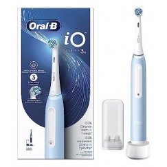 Oral-B Braun iO Series 3N Для взрослых Вибрационная зубная щетка Светло-синий, Белый