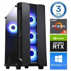 INTOP Ryzen 5 3600 16GB 500SSD M.2 NVME+2TB RTX3050 6GB WIN11