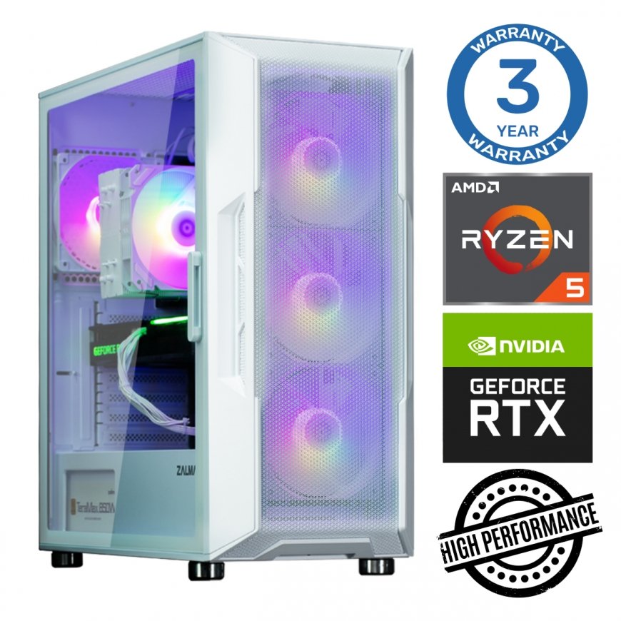 INTOP Ryzen 5 3600 16GB 500SSD M.2 NVME+2TB RTX3050 6GB no-OS
