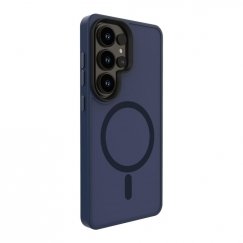 Samsung Galaxy S26 Ultra hübriidümbris magnetilise PC+TPU-ga, tume sinine