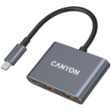 CANYON hub DS-3 3in1 USB-C Tamsus