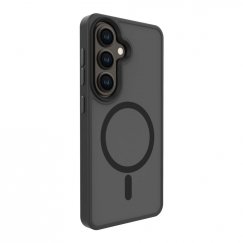 Samsung Galaxy S26 hübriidkorpus magnetilise PC+TPU-ga musta värvi