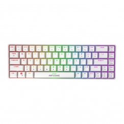 Fifine GK1W mekaaninen näppäimistö, 65% RGB (valkoinen)