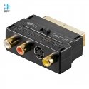 Riff SCART į 3RCA + S-Video su Į/Jungimo mygtuku Riff SCART į 3RCA + S-Video su Į/Jungimo mygtuku